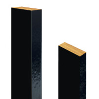 Stenová lamela UNISPO SLIM rozmer M - ULM007 Čierna lesklá 2050x16x30mm